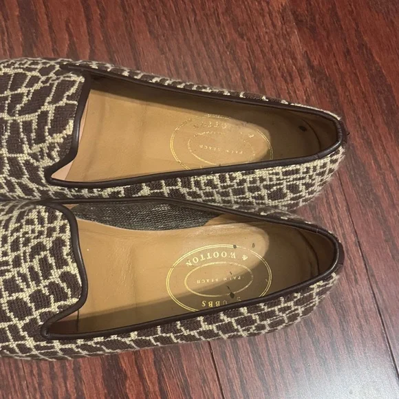 Stubbs & Wootton Brown and Cream giraffe patterned Loafers - MENS 10.5 Stubbs & Wootton Casual Shoes for Men for sale | eBay main image 4
